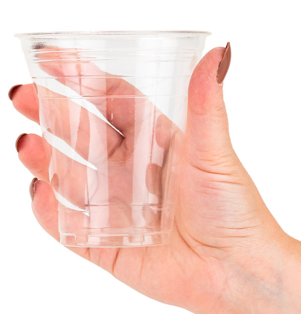12 oz. Plastic Cups with Dome Lids