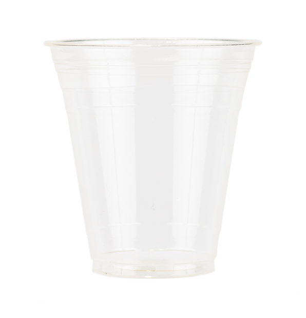 Reusable Cup PS Cristal Ribbed 200ml (25 Units)
