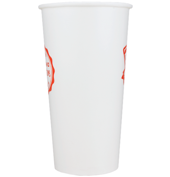 Custom Disposable Paper Cups, Flat Cups