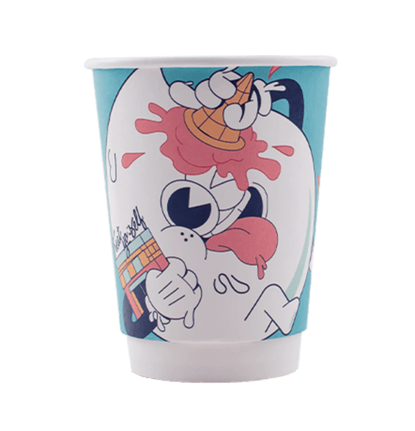 Buy 12oz Custom Printed Double Wall Insulated Paper Cups at