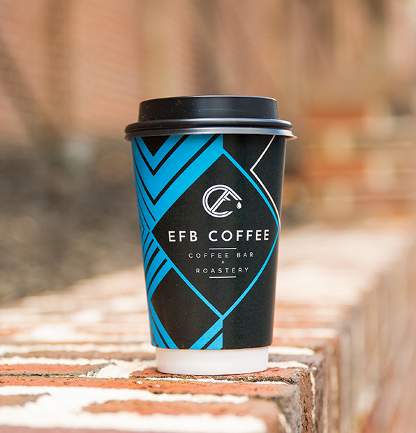 Custom Color Banded Classic Coffee Cups (16 Oz.)