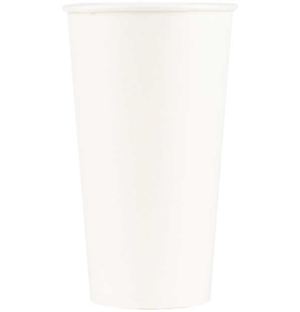 Karat C-KCP32WU 32 Oz Poly Lined To Go Paper Cold Cups for Soda, 600, White