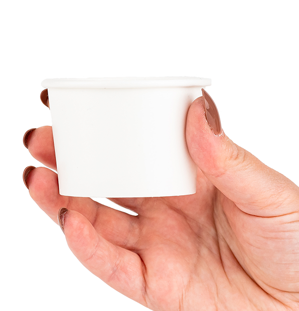 16 oz Styrofoam Soup Container Flat Lid