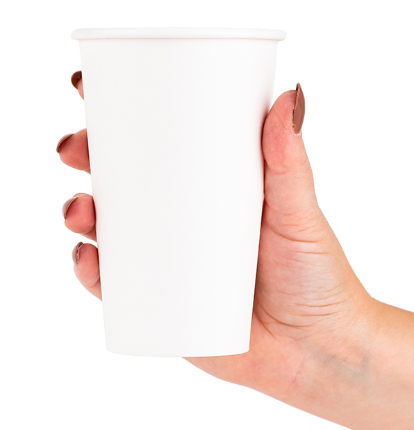 Karat C-k516w 16 oz Paper Hot Cup, White (Case of 1000)