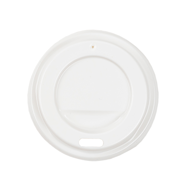 Choice 4 oz. White Hot Paper Cup Travel Lid - 1000/Case