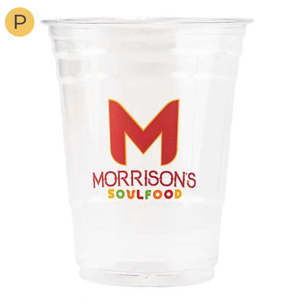 Custom Logo Printed 7oz. Plastic Water Cups Party Cup Clear Juice