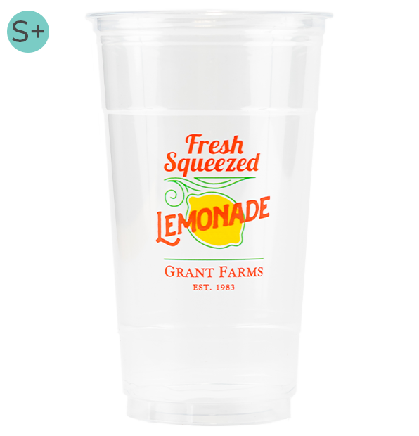 16 oz Custom Plastic Cups with Logo - Get Yours Now at Your Brand Cafe