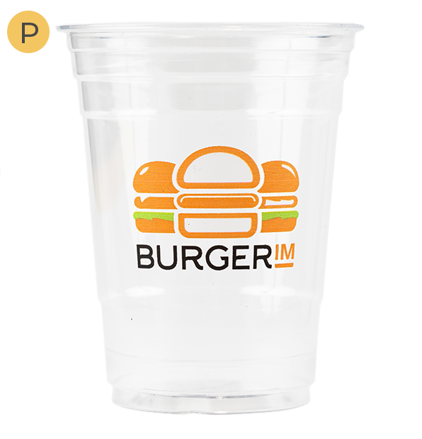 16 oz Custom Plastic Cups with Logo - Get Yours Now at Your Brand Cafe