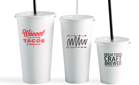 Custom Paper Cold Cups | Printed Cold Drink Paper Cup | Your Brand Cafe