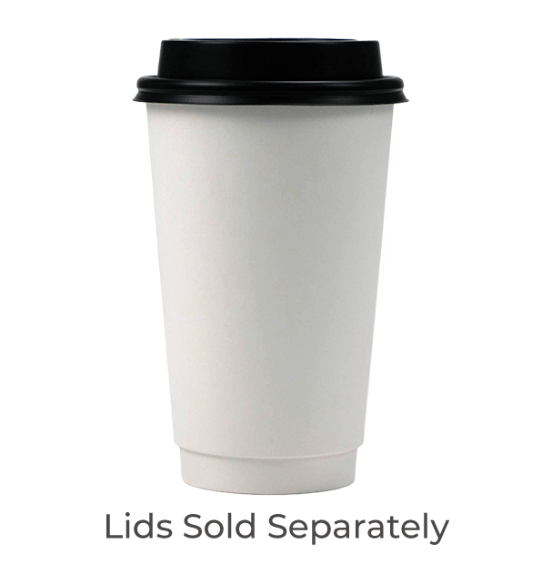 Reliance™ 12 oz Double Wall Coffee Cups - Insulated & Leakproof