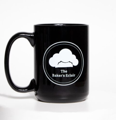 15 oz Black Ceramic Custom Mugs | Your Brand Cafe