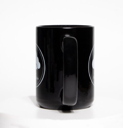 15 oz Black Ceramic Custom Mugs | Your Brand Cafe