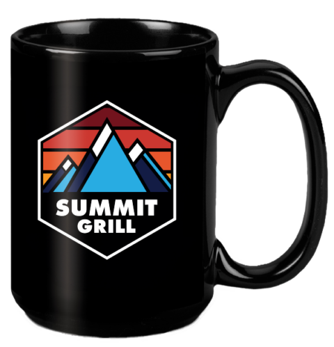 15 oz Black Ceramic Custom Mugs | Your Brand Cafe