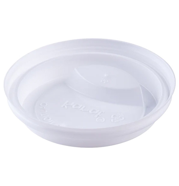 White Sipper Hot Lid