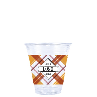 Perfectly Plaid 12oz plastic cold cup